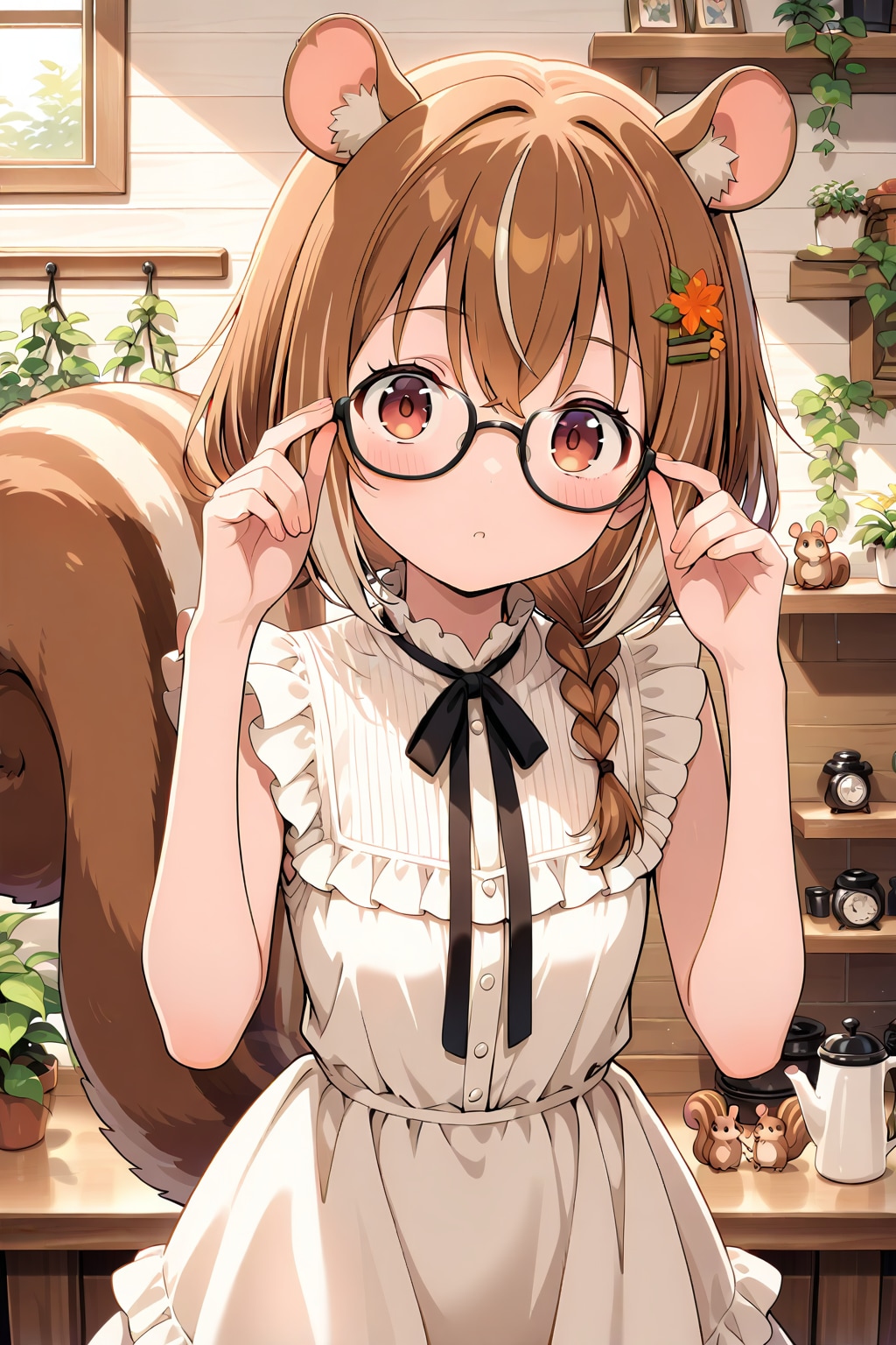 シルちゃんのメガネフィッティング《おいでよ どうぶつの娘》