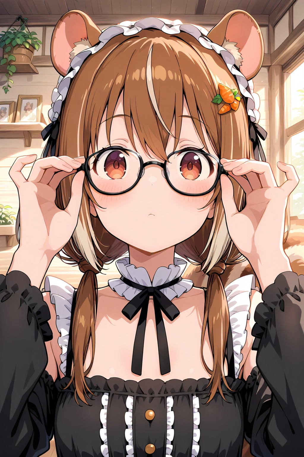 シルちゃんのメガネフィッティング《おいでよ どうぶつの娘》