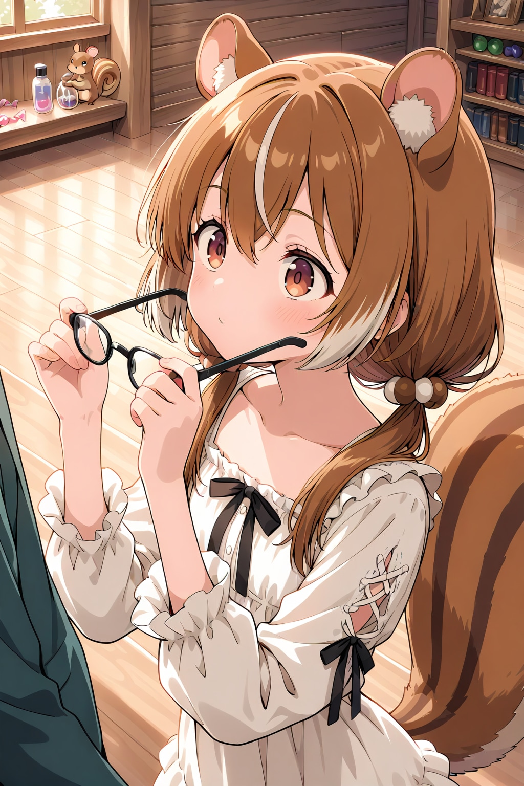 シルちゃんのメガネフィッティング《おいでよ どうぶつの娘》