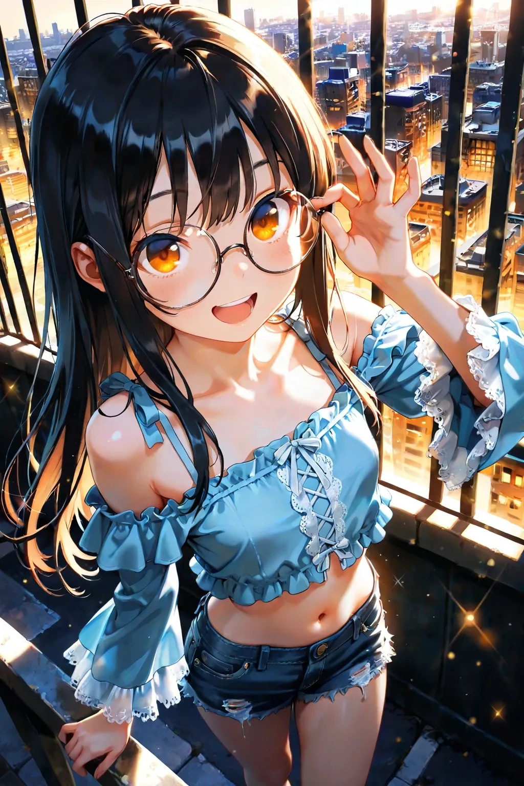 ふうちゃんを眼鏡っ娘に