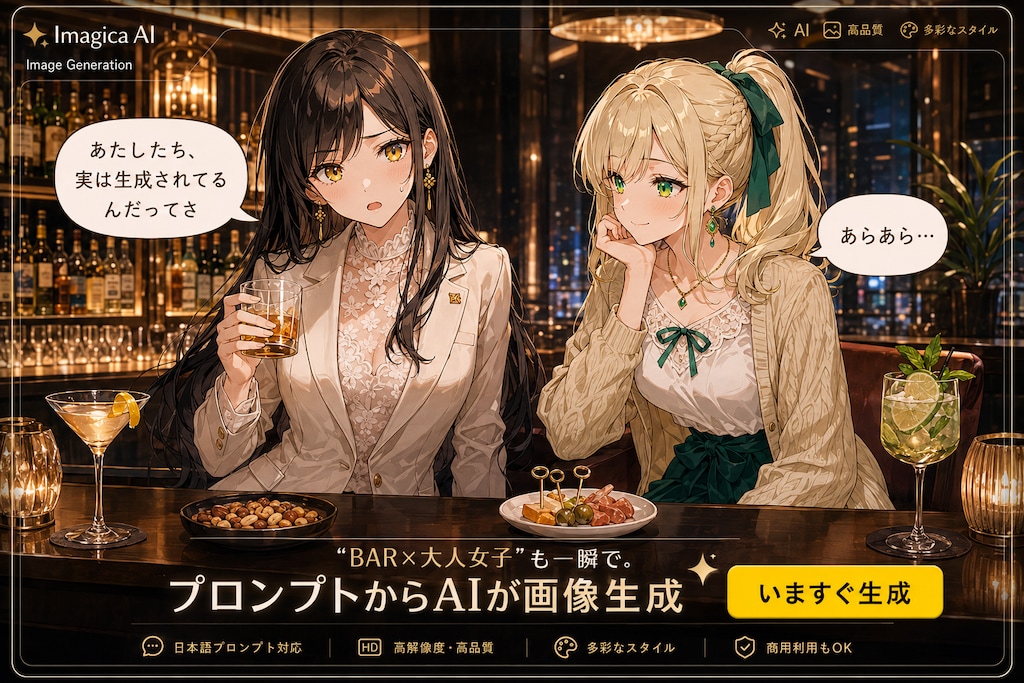 【ネタ】“BAR×大人女子”も一瞬で。