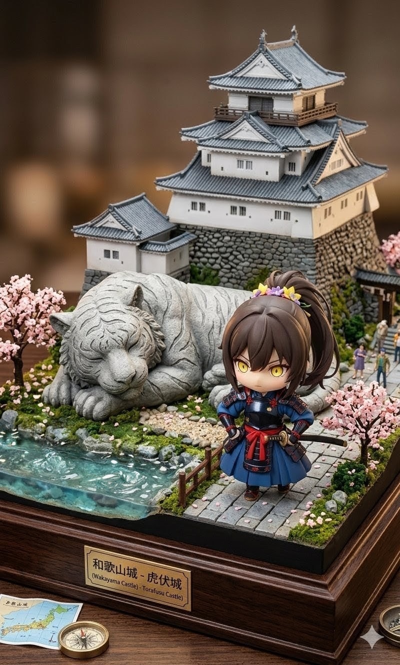 ウチの娘ご当地フィギュア【和歌山城】 | の人気AIイラスト・グラビア