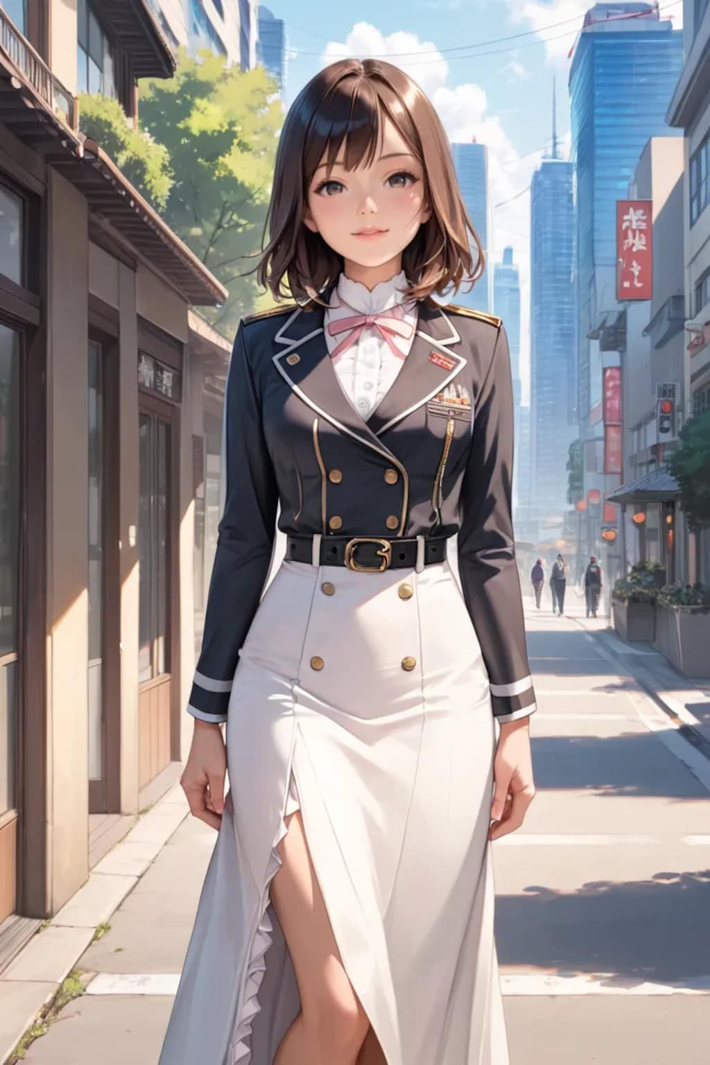 軍服＆スカート