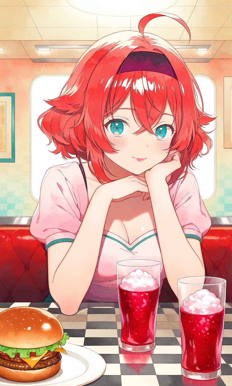 バーガーショップのよその子 識ちゃん
