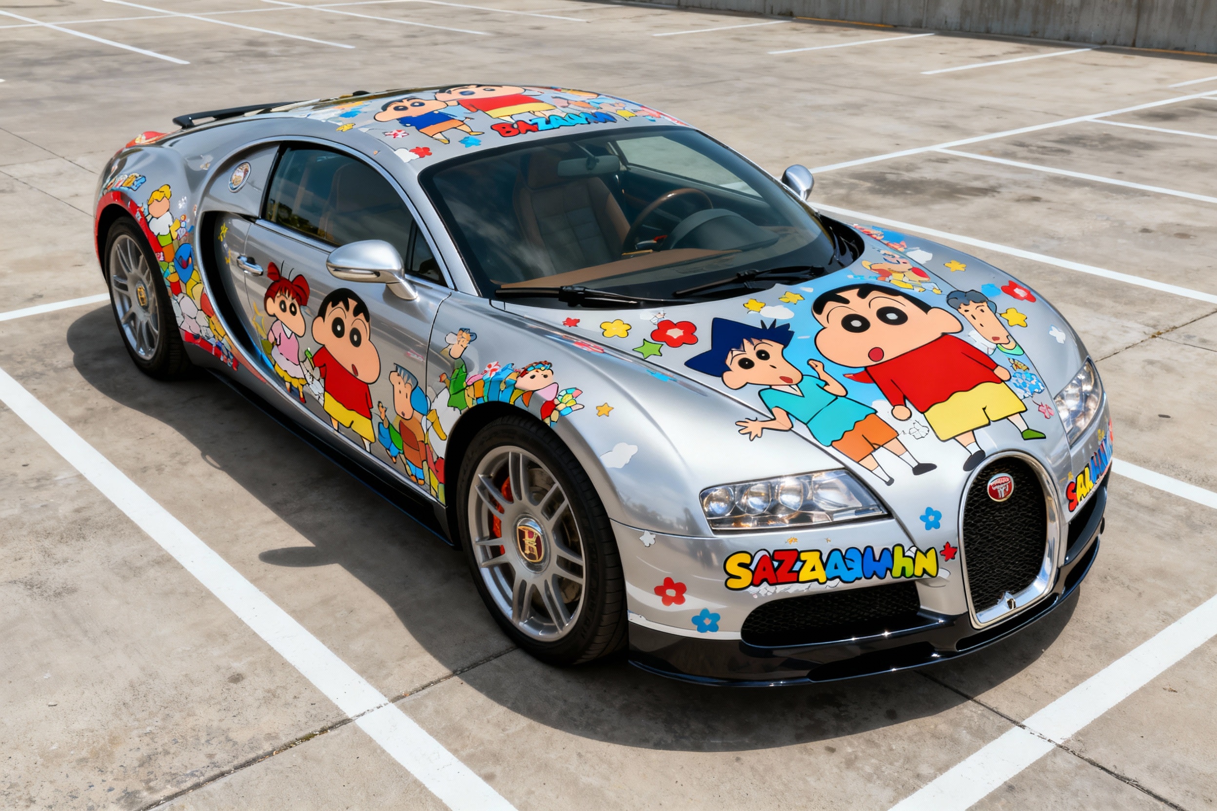 クレしんのブガッティシロン | の人気AIイラスト・グラビア