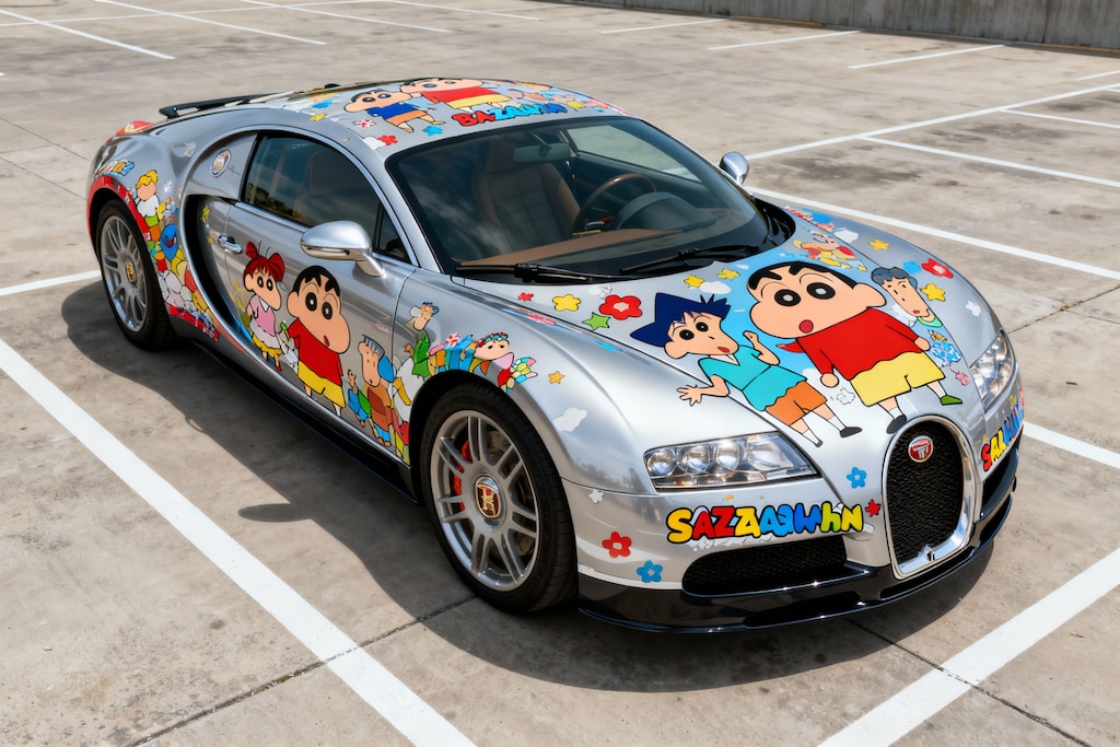 クレしんのブガッティシロン