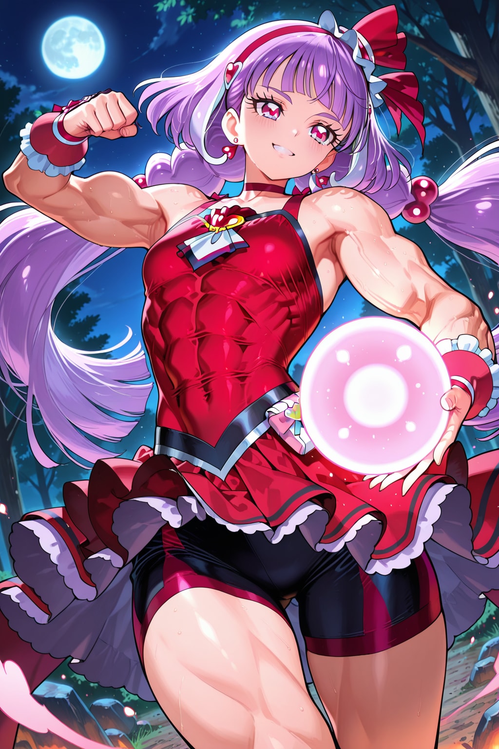 muscular scarlet？