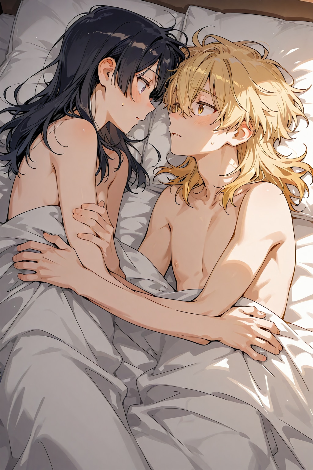 【BL】ベッドinしてみた【R18】