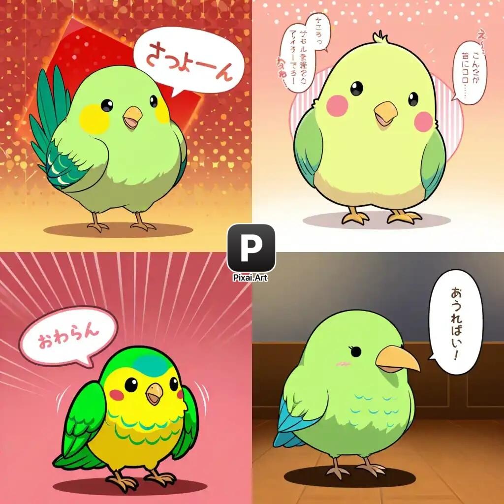 喋るインコ正常化