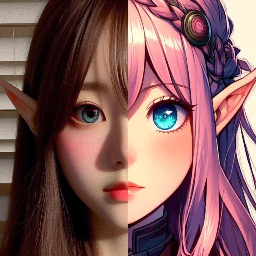 次元を超えたエルフ