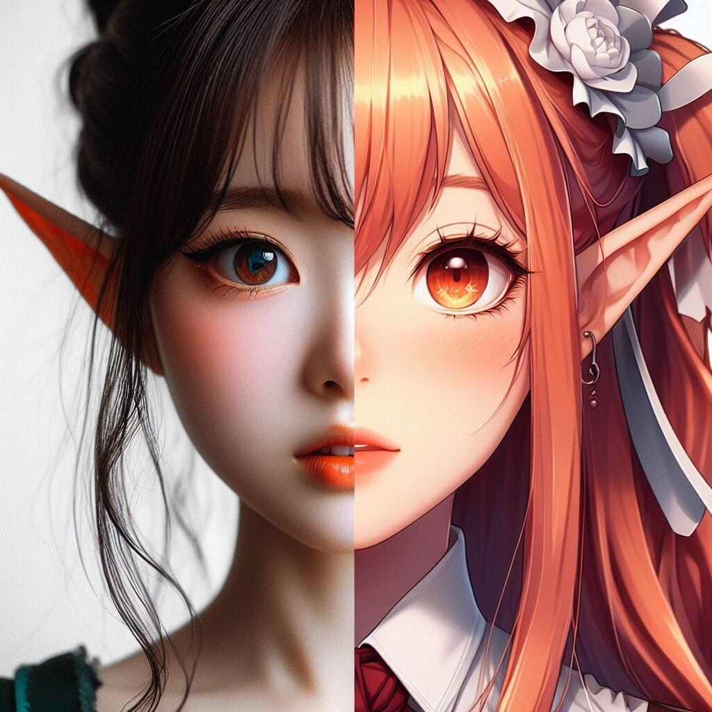 次元を超えたエルフ