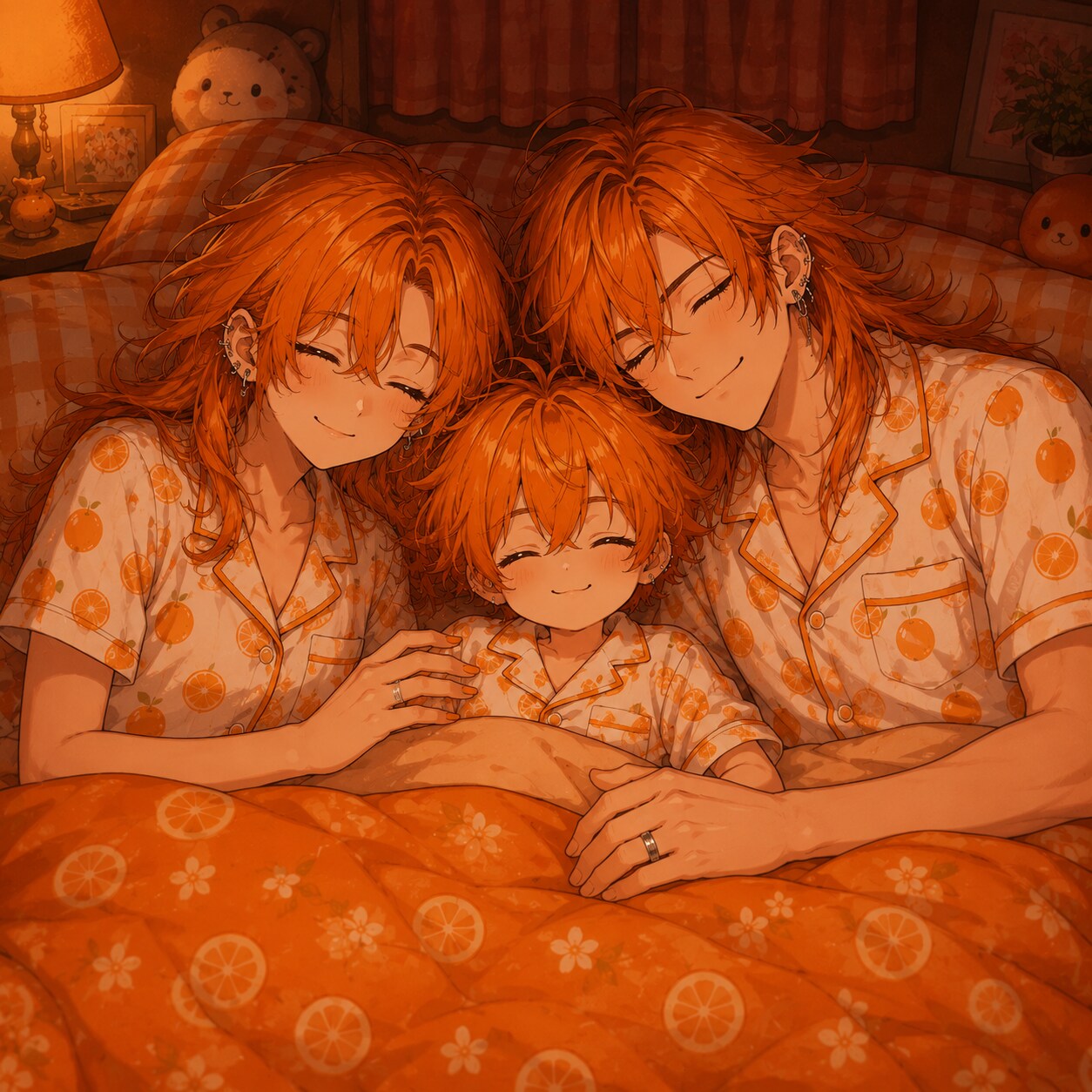 おやすみ🌙（レンジ親子）
