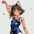猫耳ミミちゃん (全身義体少女) 2枚目