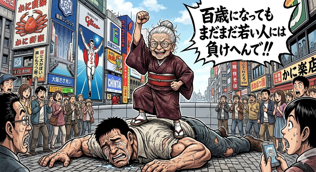 おばあちゃんの笑顔企画作品です