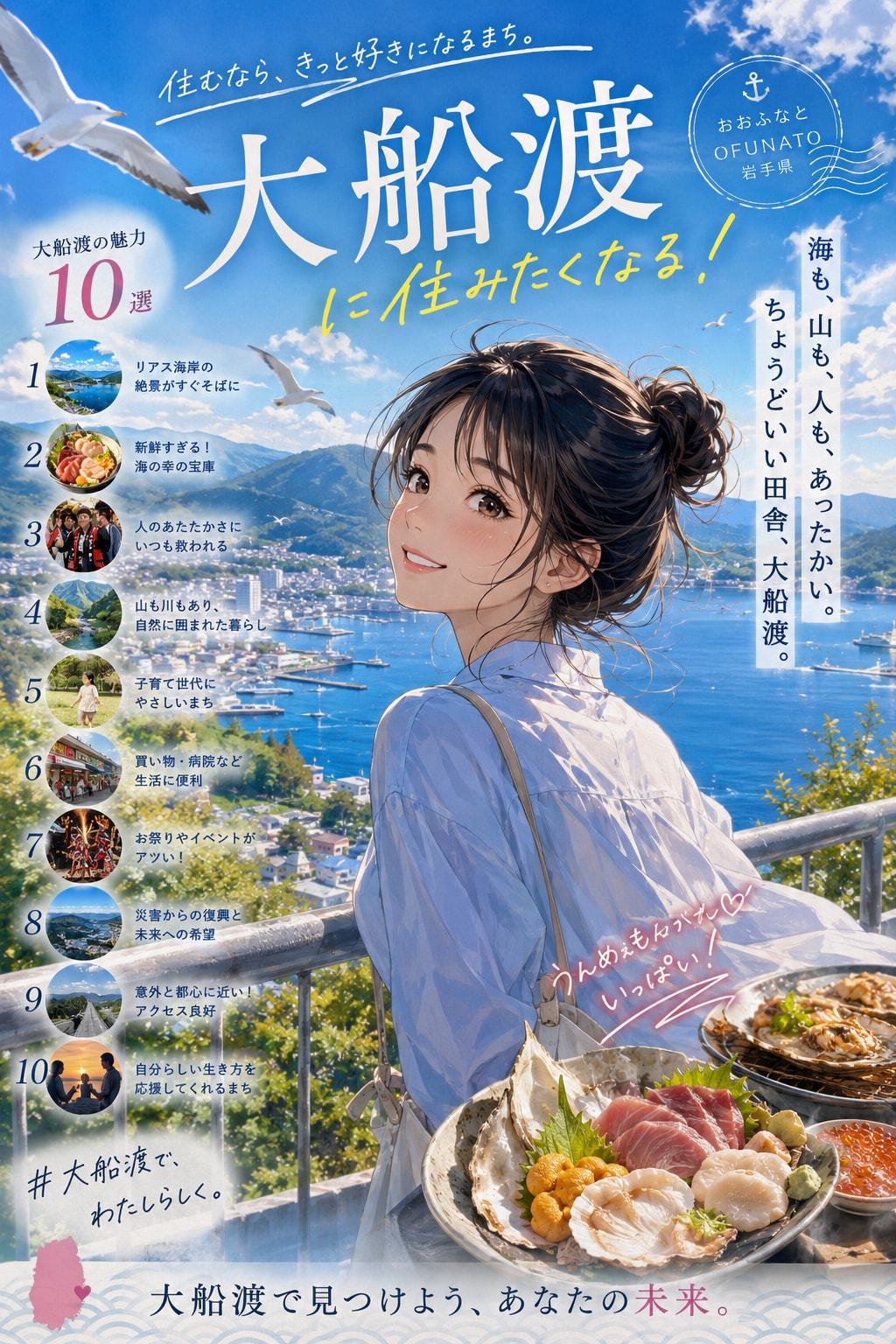 来てけらっせん、大船渡