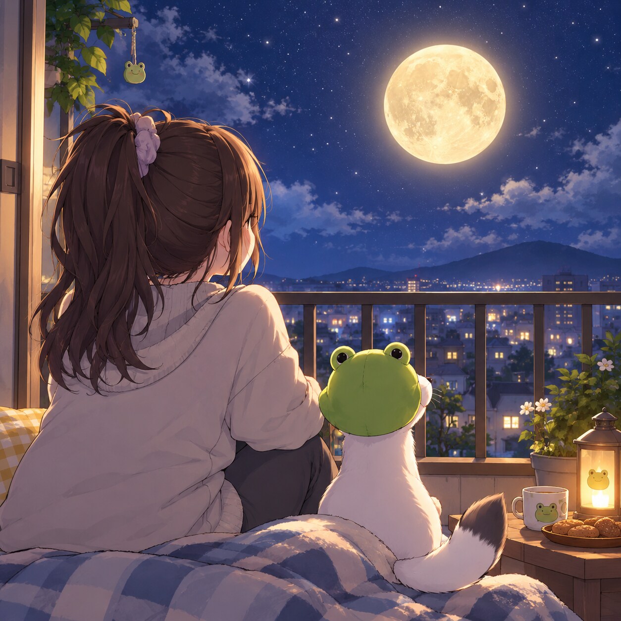 もうすぐ十五夜🌛うさぎアーマーで団子づくりだ！！ | の人気AIイラスト・グラビア