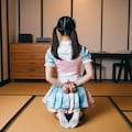 アイドルを後ろ手に手錠拘束 3枚目