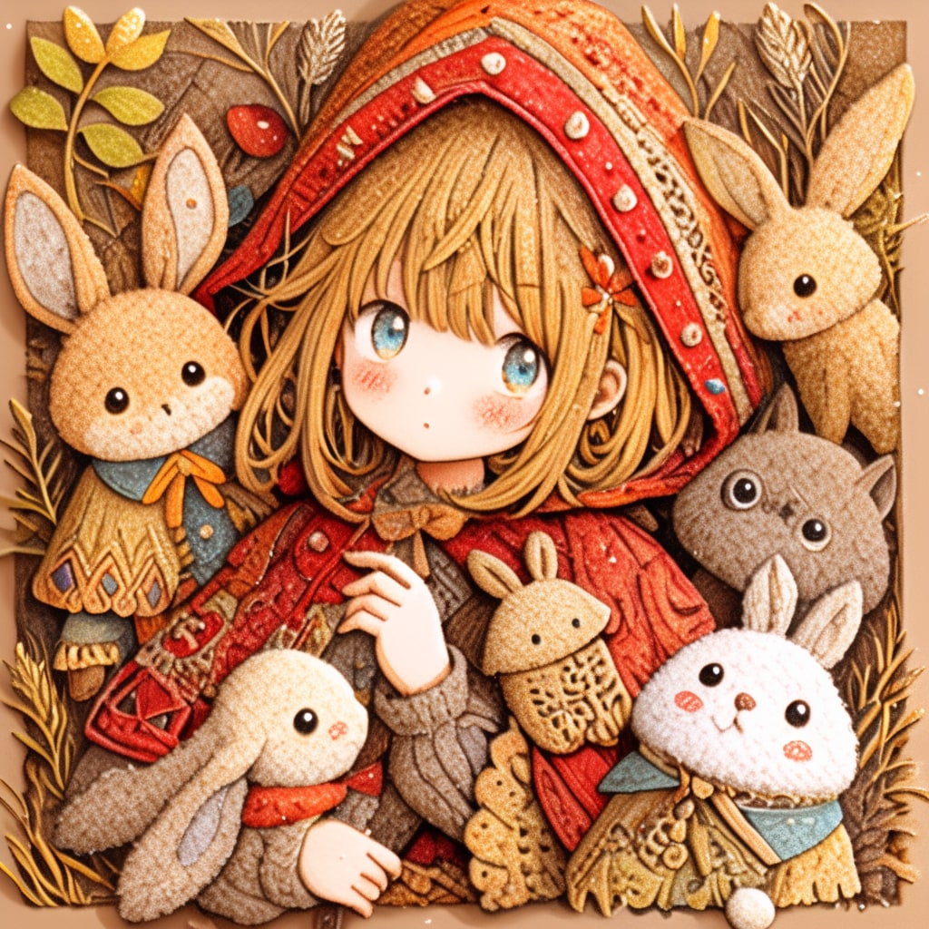 赤ずきんと森のともだち