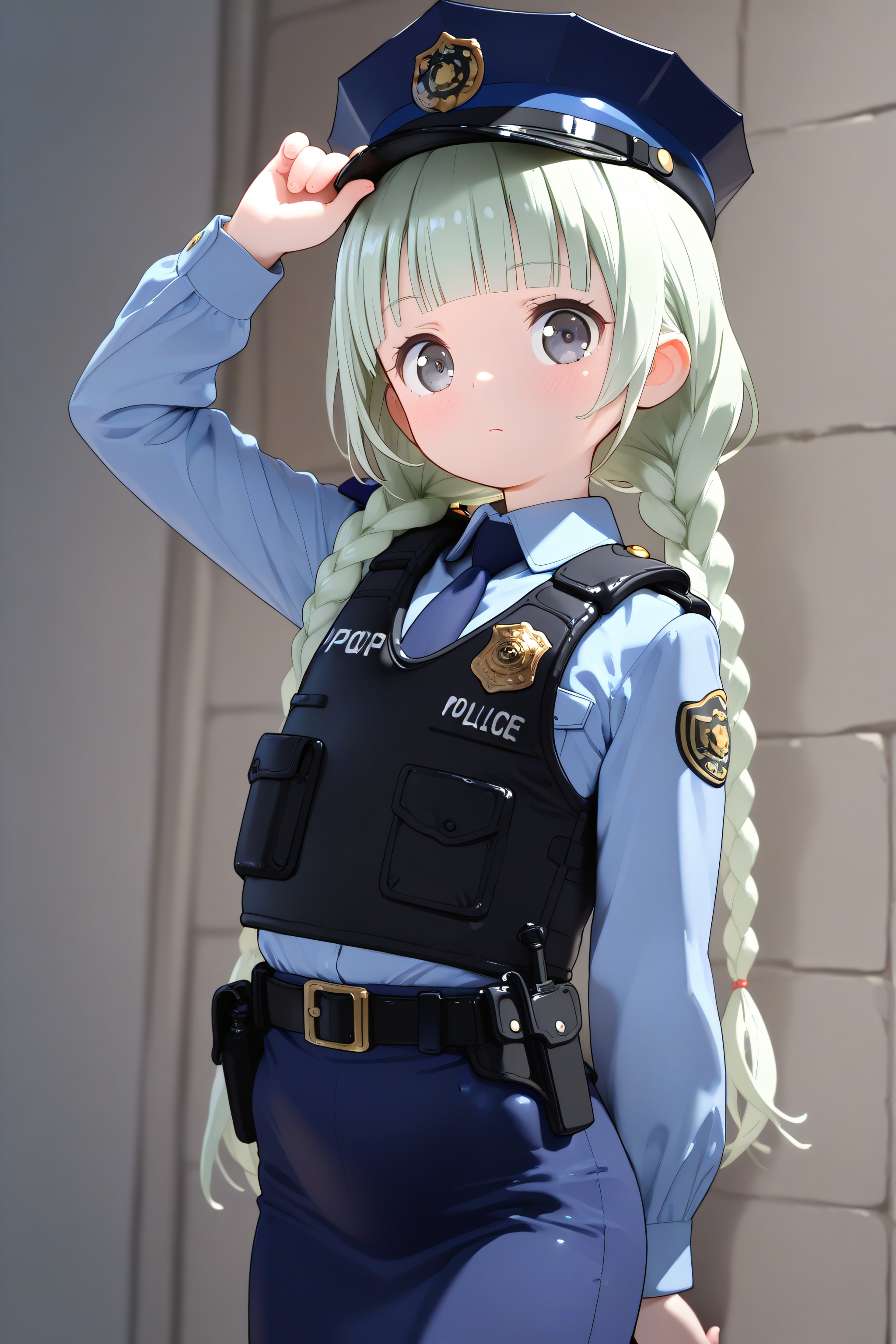 婦人警官記念日（婦人警官の日）（ミリィちゃん） | の人気AIイラスト・グラビア