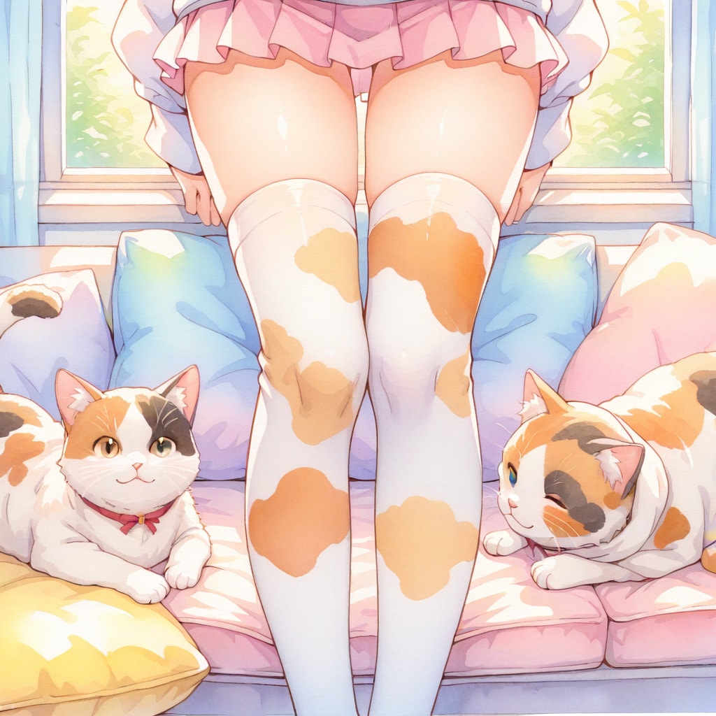 三毛殿と絶対領域（２）HARPY | の人気AIイラスト・グラビア