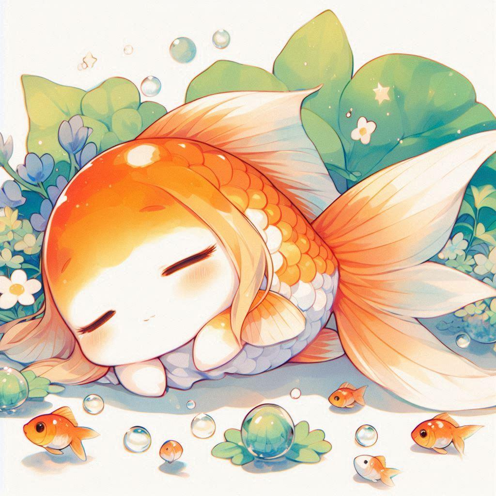 きんぎょのひるね