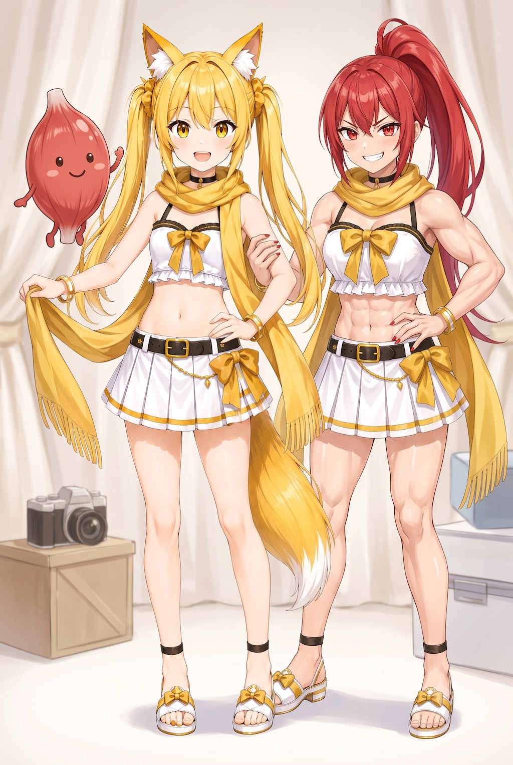No.146 赤ぽにちゃんとマッスルレッドさん（chiffonneさん）