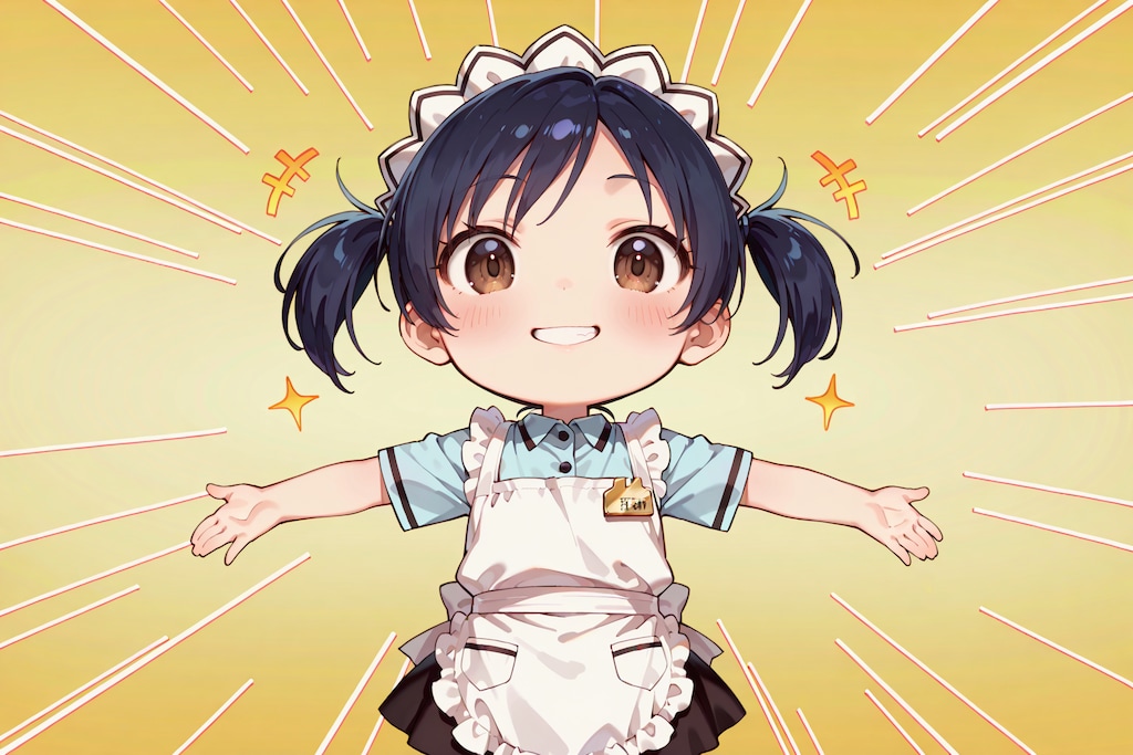 ちびキャラウェイトレスさん Y913