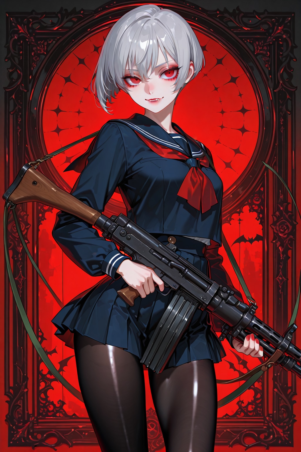 セーラー服と機関銃と吸血鬼 8 とタイツ