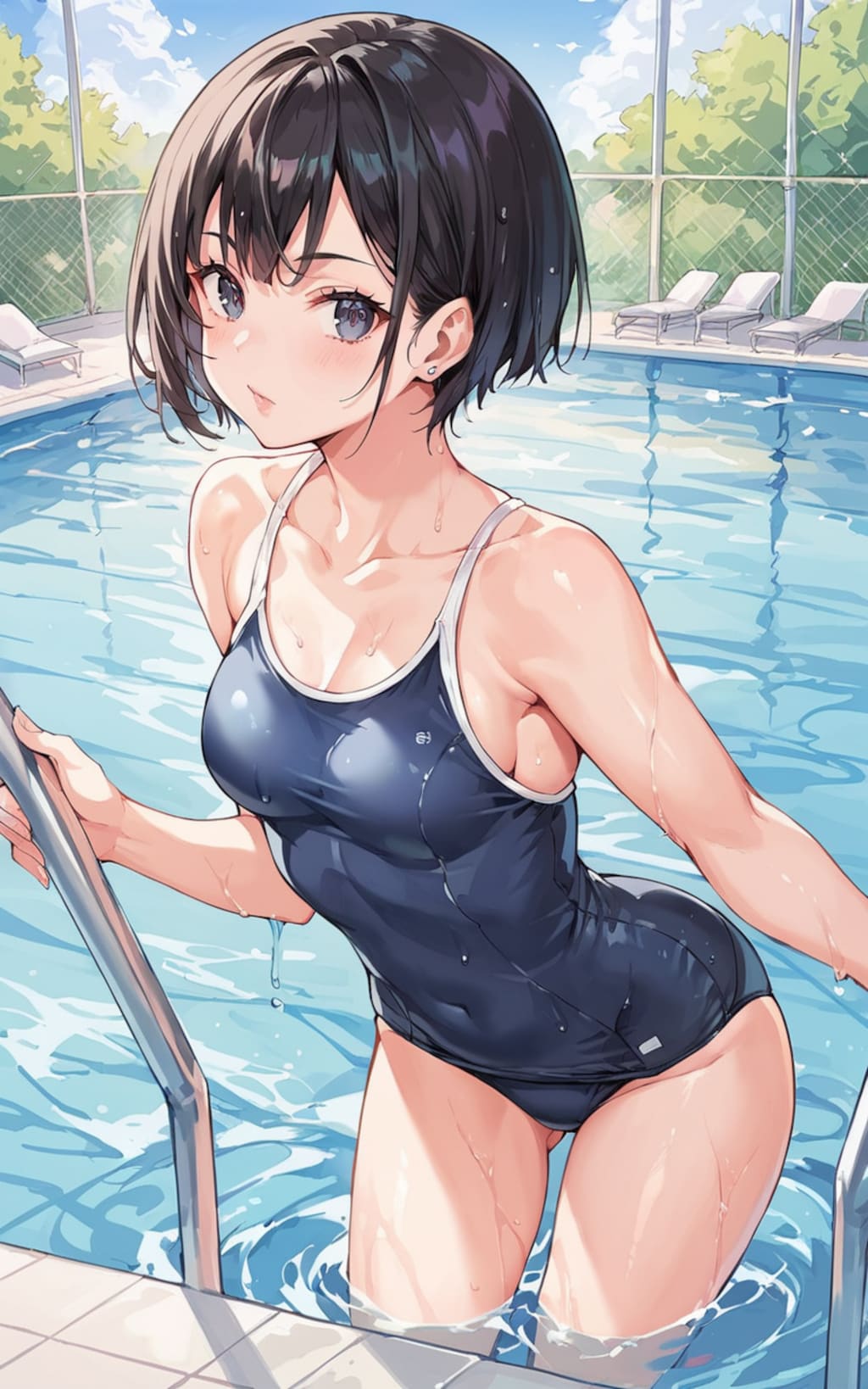スク水女子校生