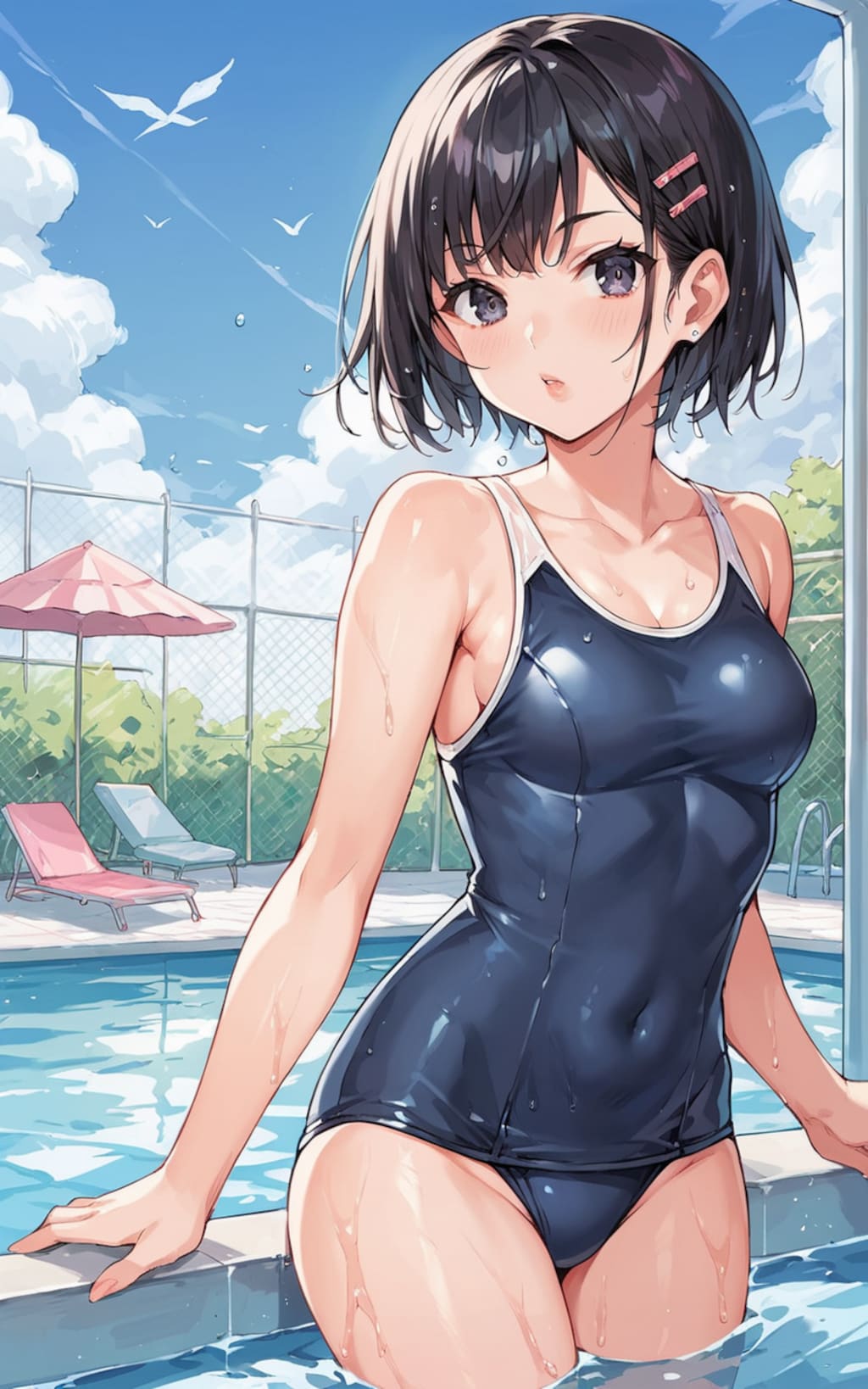 スク水女子校生