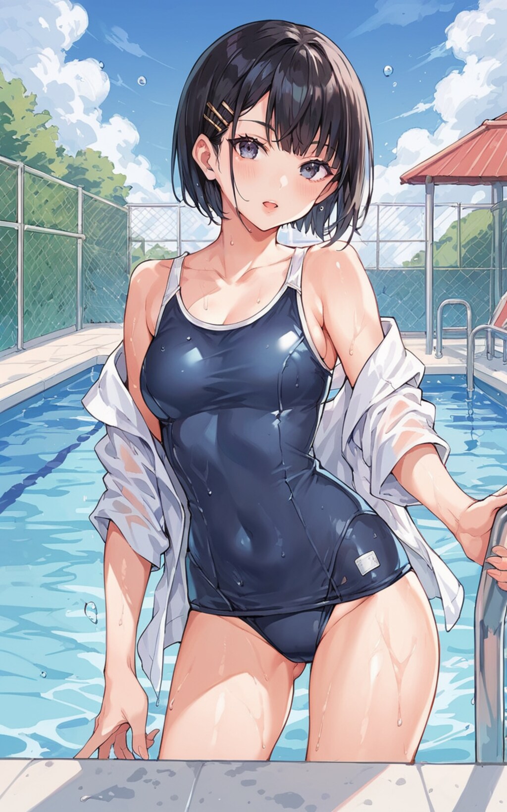 スク水女子校生