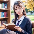 読書の秋 2枚目
