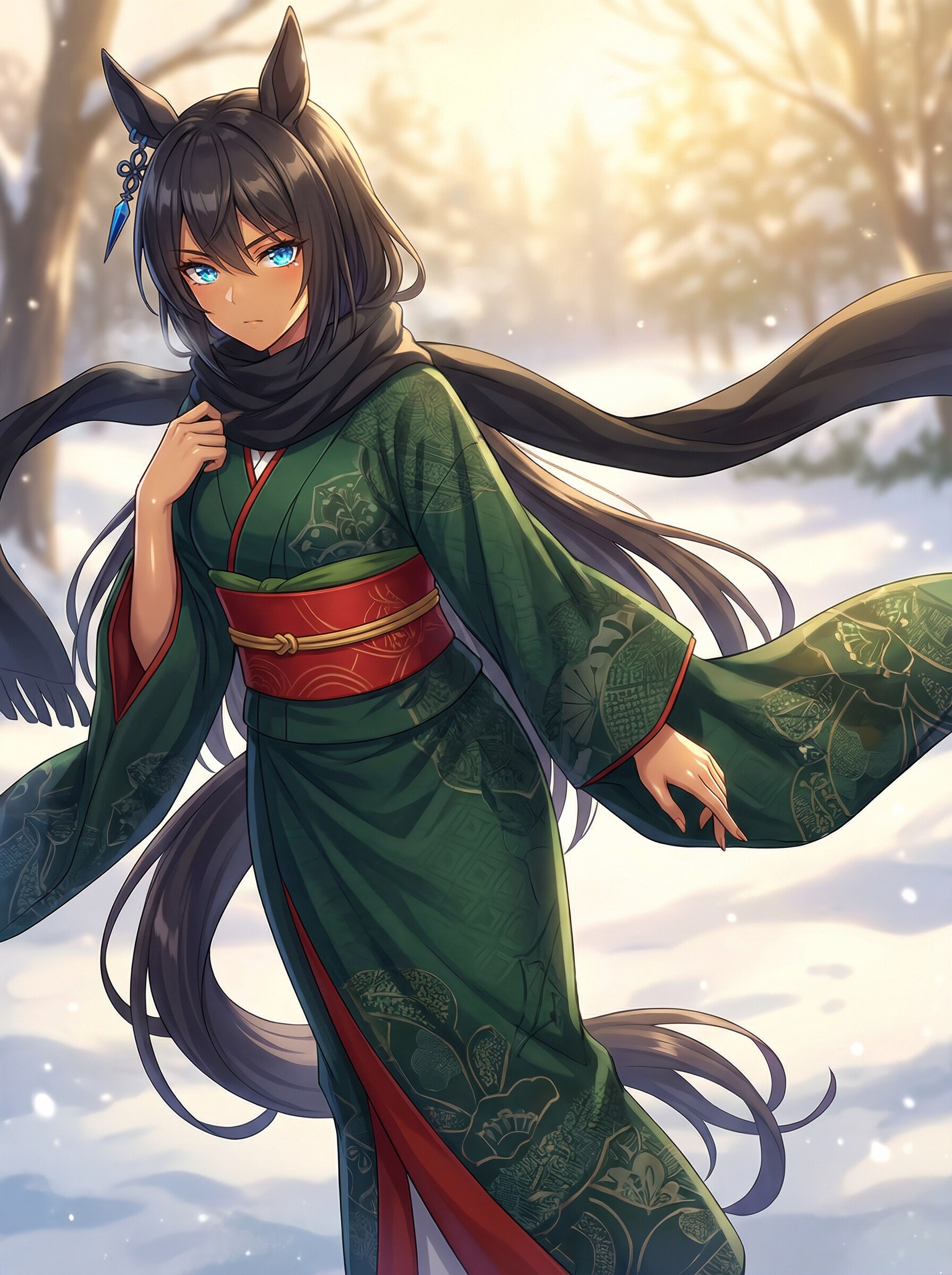 シンボリクリスエス(着物) | の人気AIイラスト・グラビア