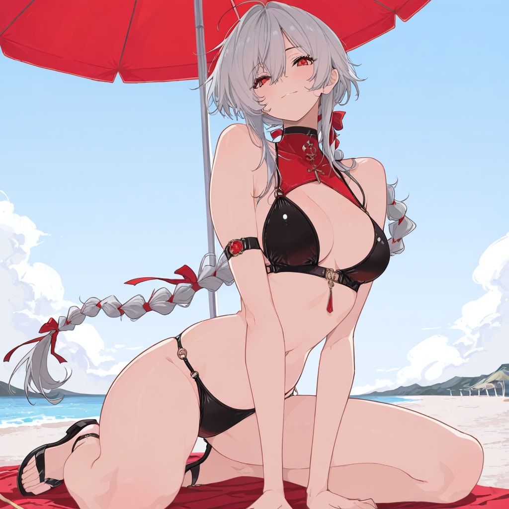 リゾートビーチの片隅で...　#リゾート