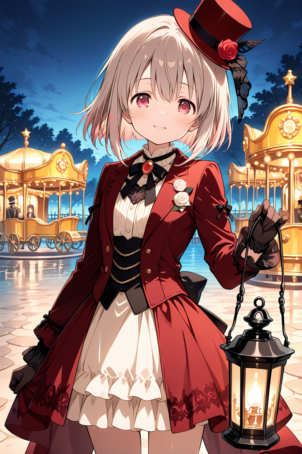 錆びた遊園地の幽霊支配人・ユイ