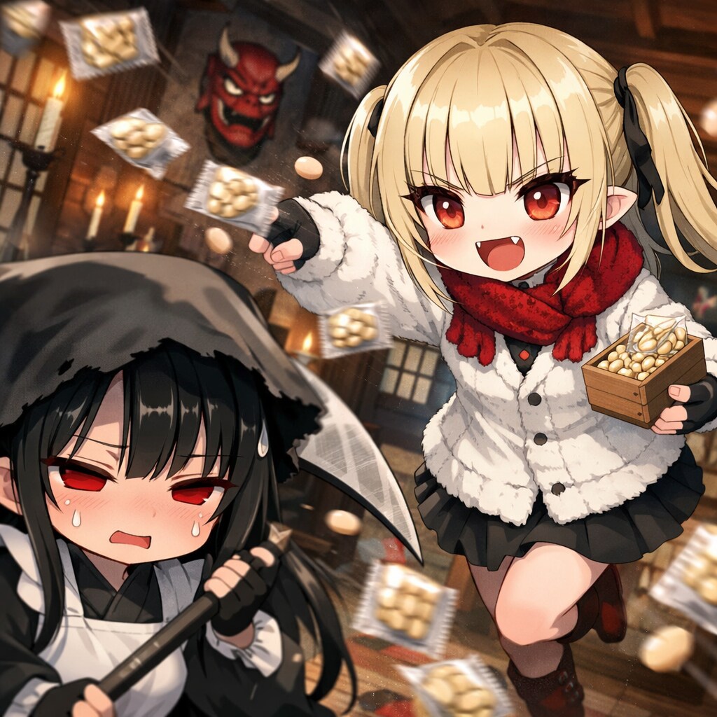 節分といえば個包装パッケージを投げる日でしょ！！ヴァンパイア