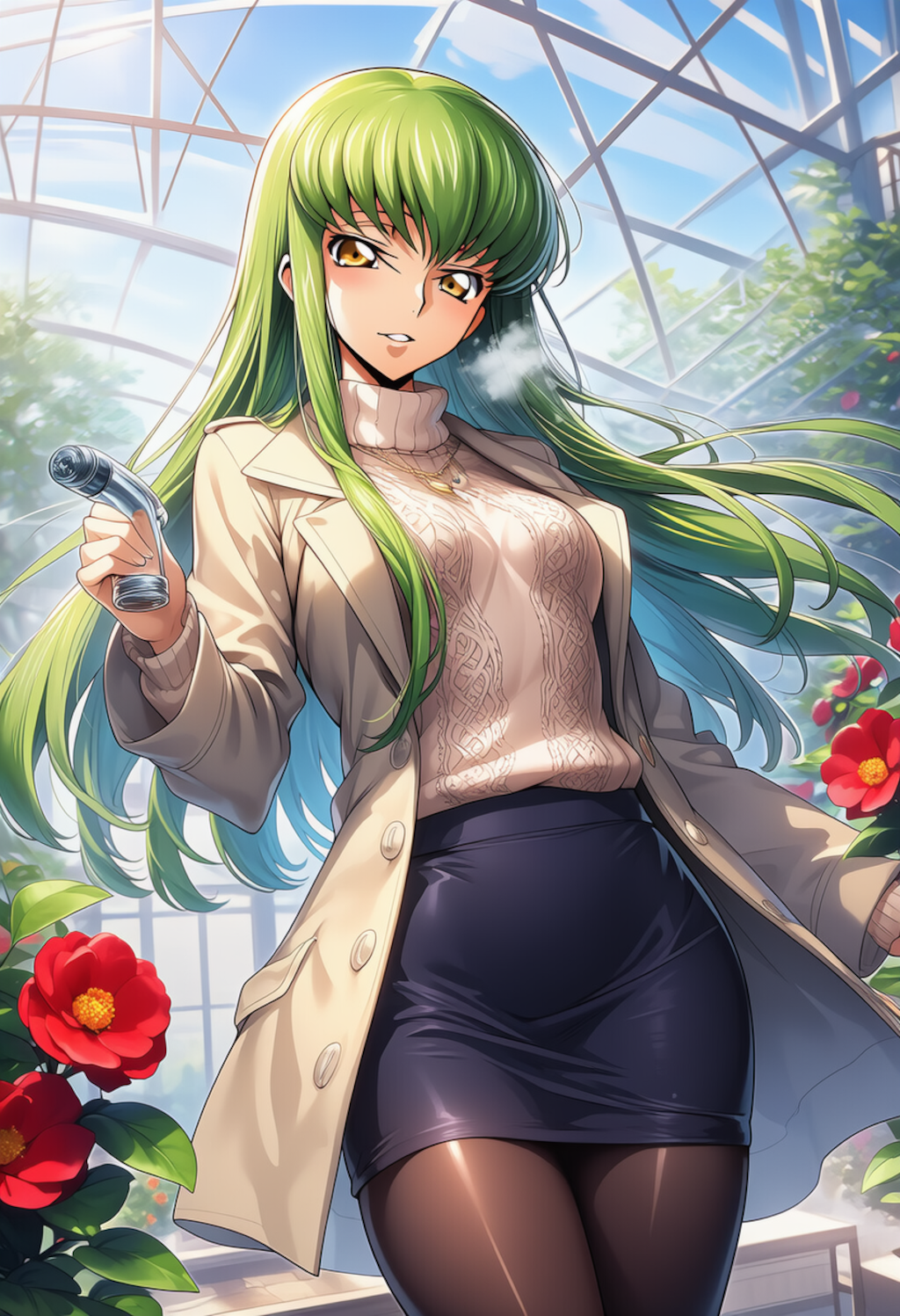 朝光の薄氷 ― Quiet Morning Bloom