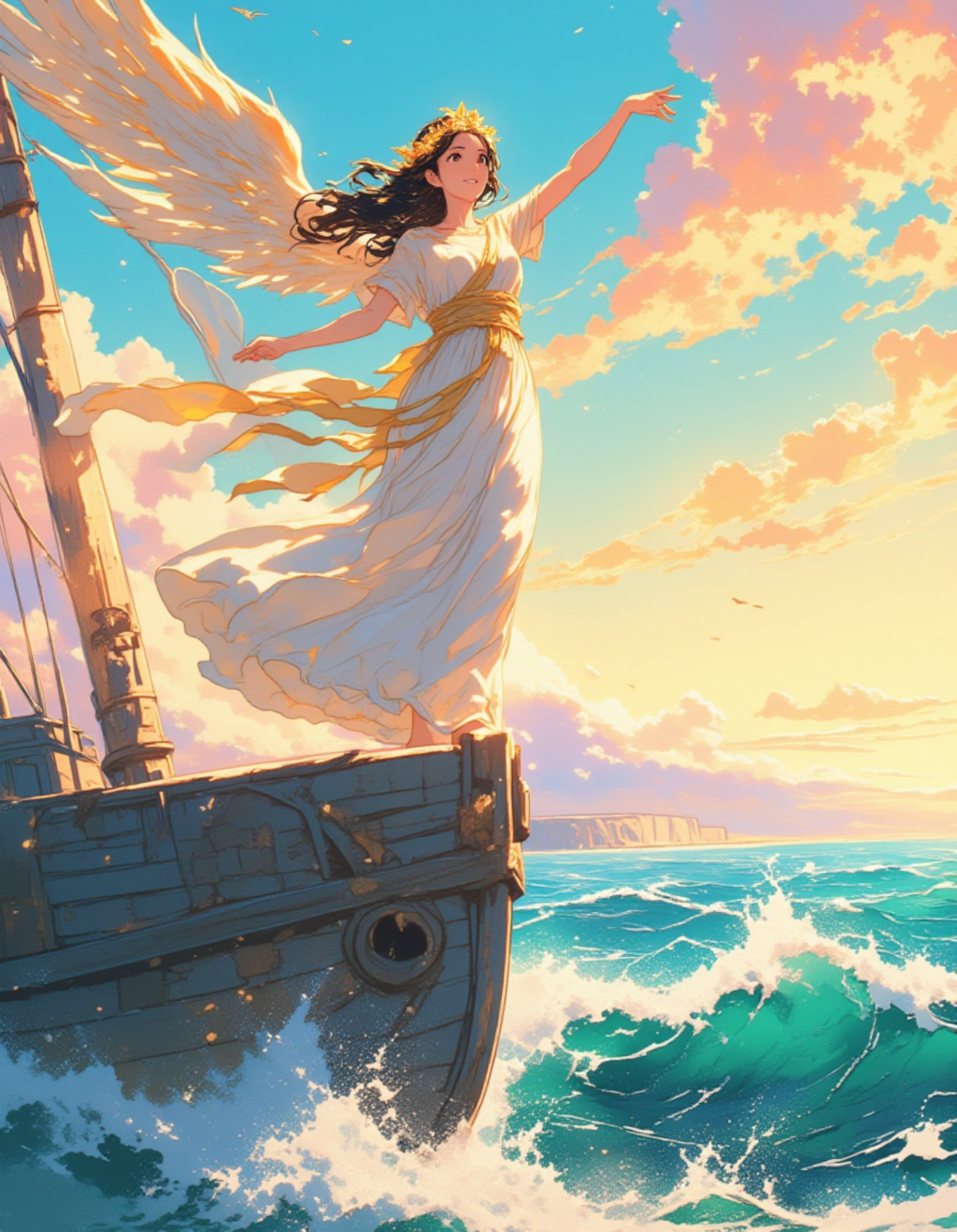 勝利の女神ニケ：サモトラケの勝利の瞬間