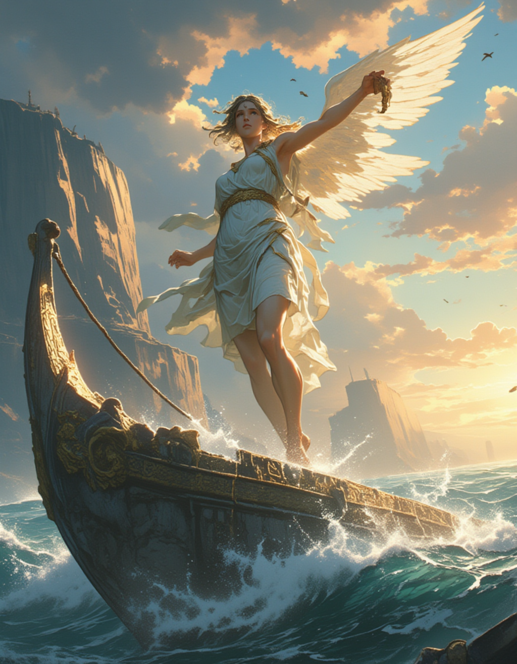 勝利の女神ニケ：サモトラケの勝利の瞬間