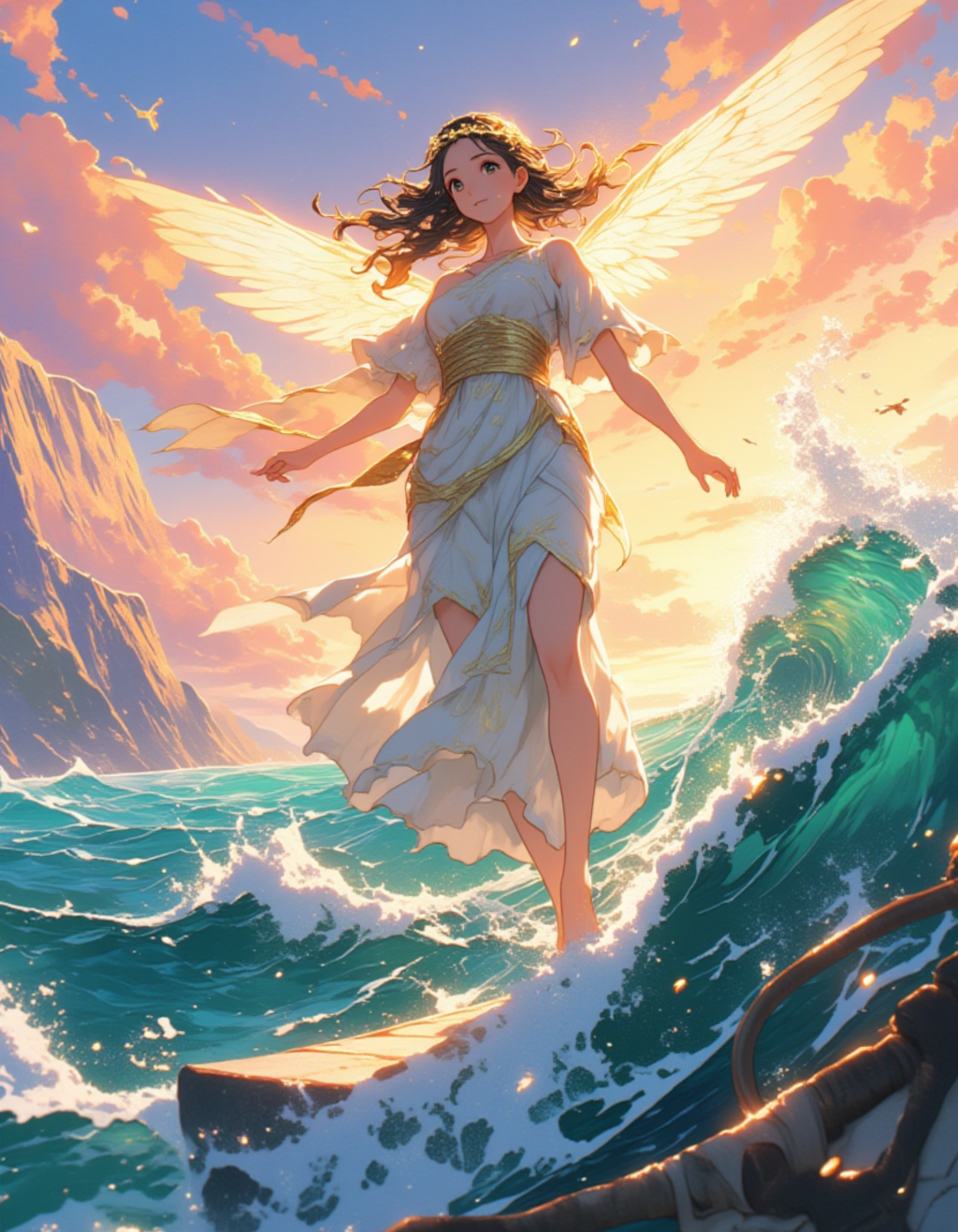 勝利の女神ニケ：サモトラケの勝利の瞬間