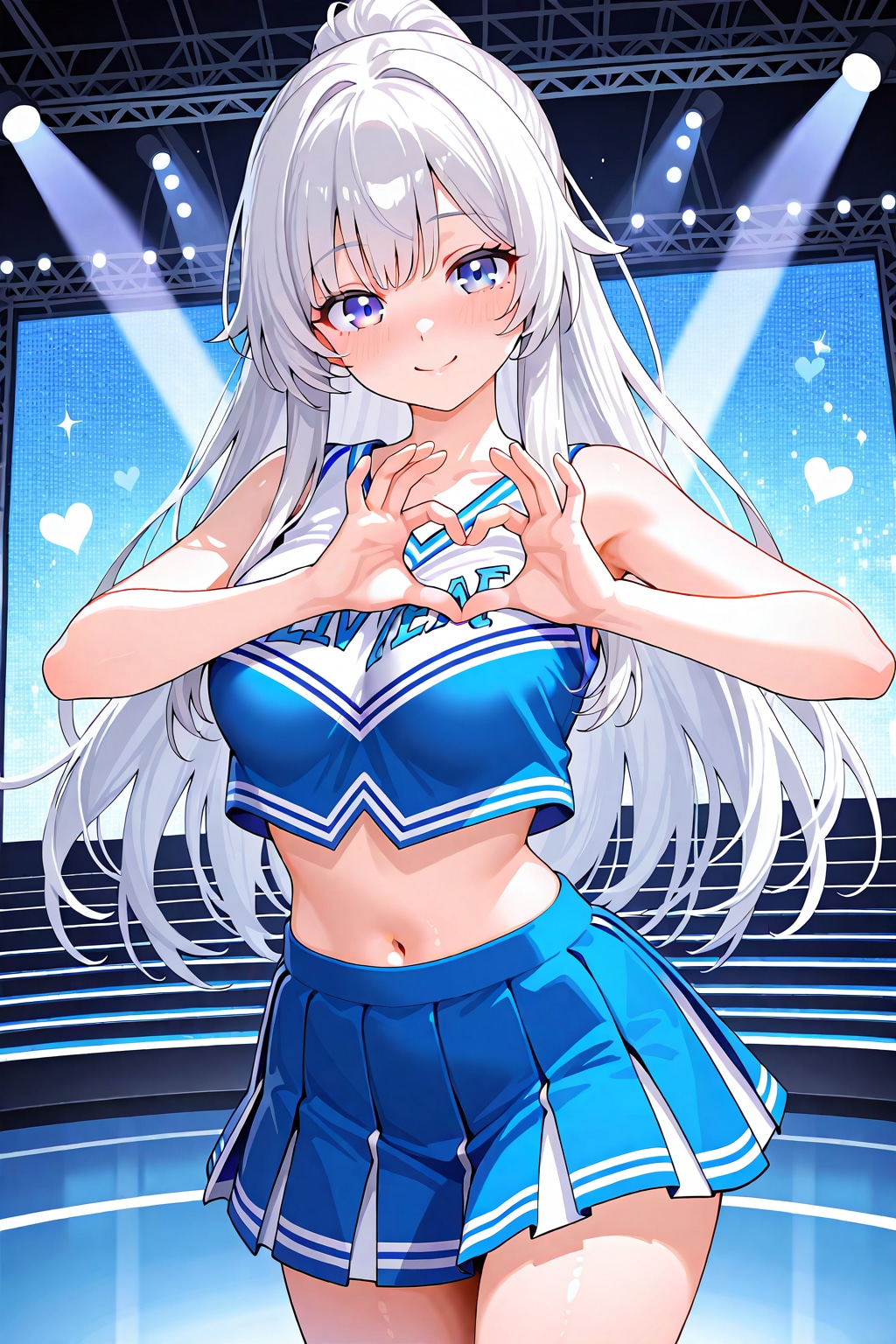 チアリーダーLILYちゃんの♡ | の人気AIイラスト・グラビア