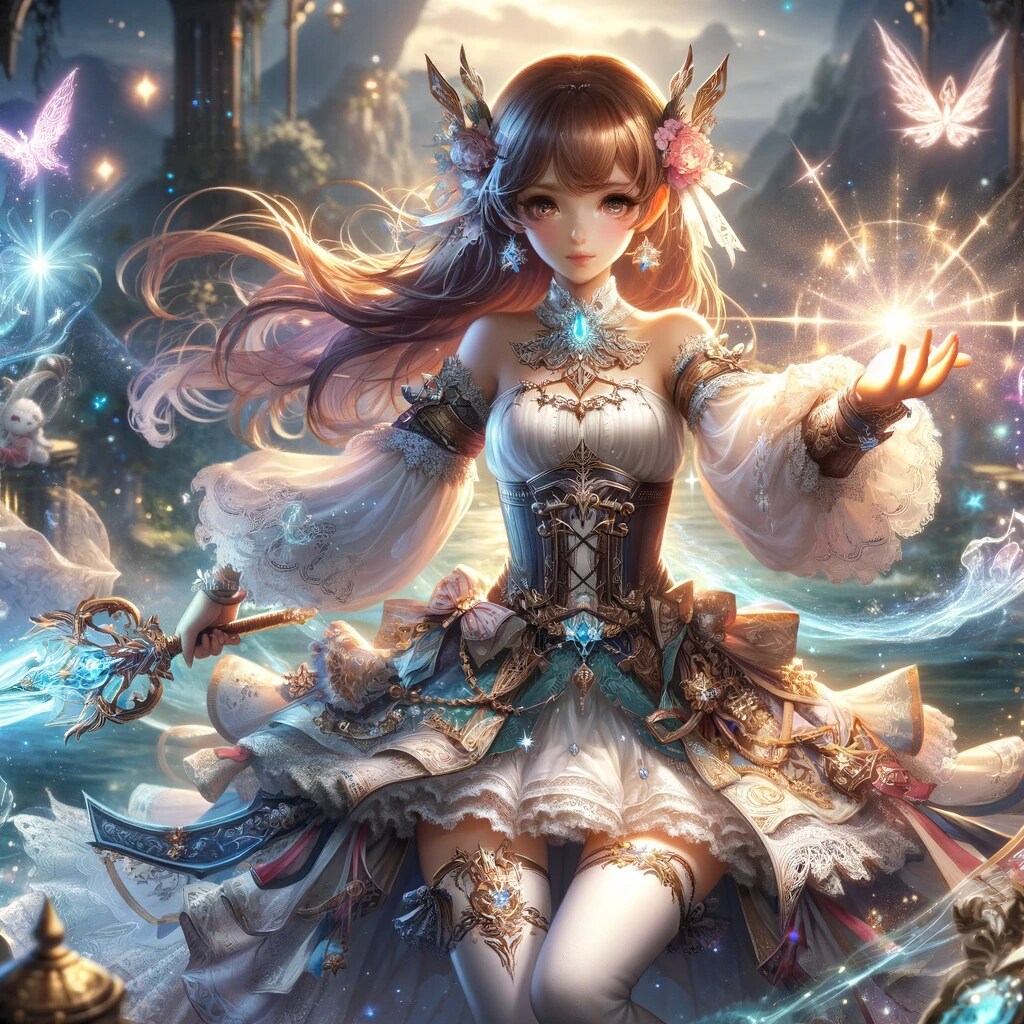 美少女魔法剣士