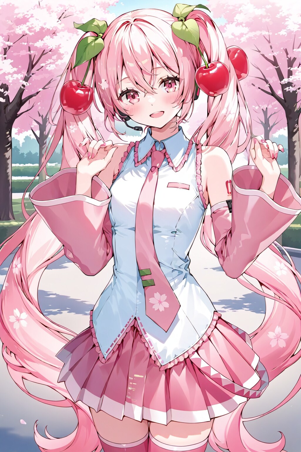 LILAC 桜ミク | の人気AIイラスト・グラビア