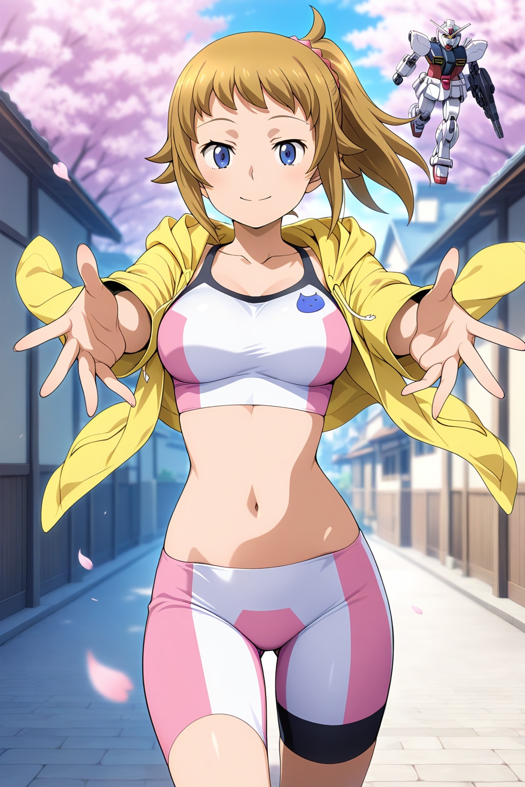 HARPYでフミナパイセンと桜😍