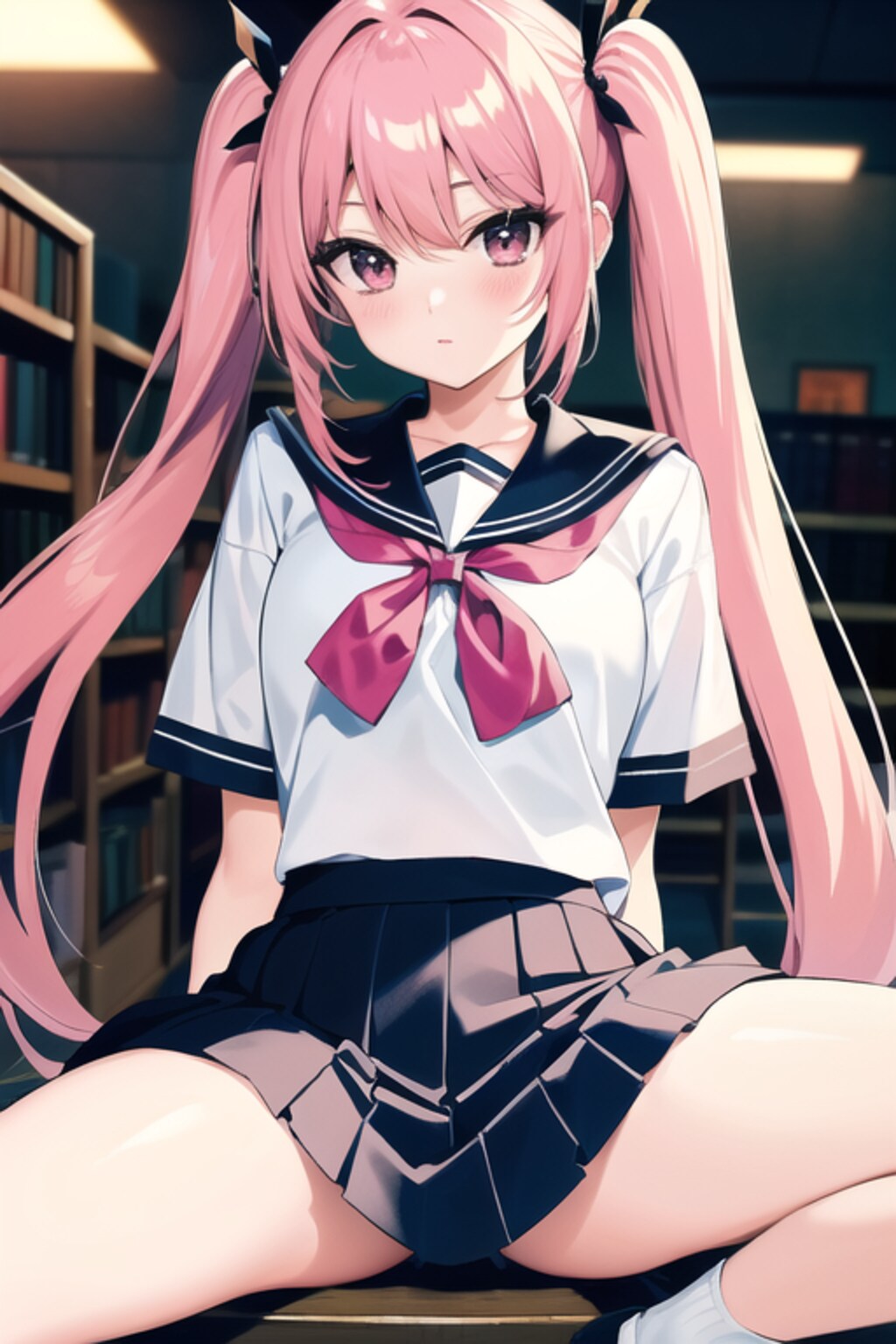 図書室なんて誰も来ないよ？