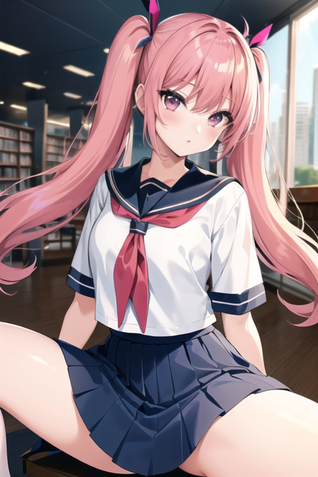 図書室なんて誰も来ないよ？