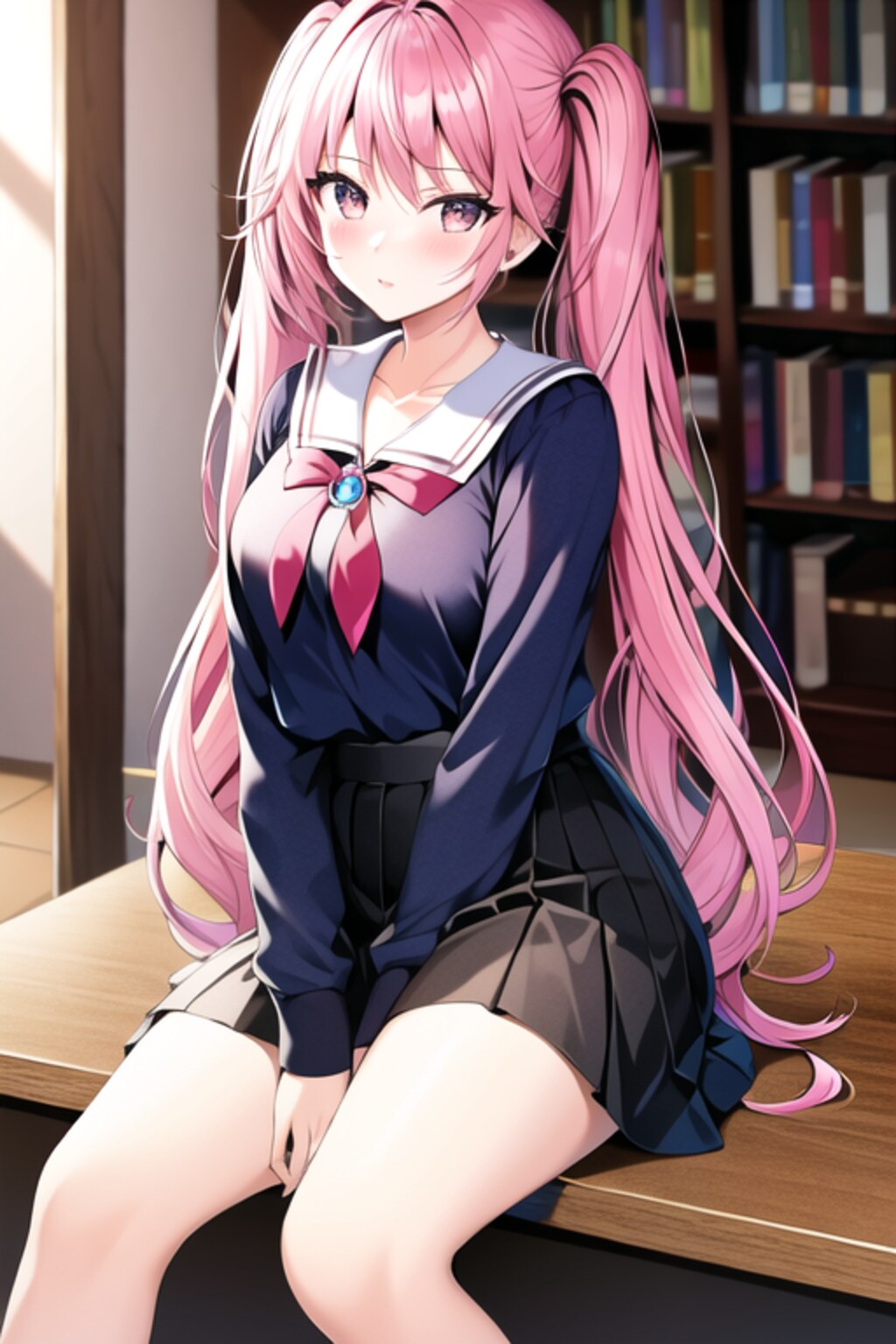 図書室なんて誰も来ないよ？