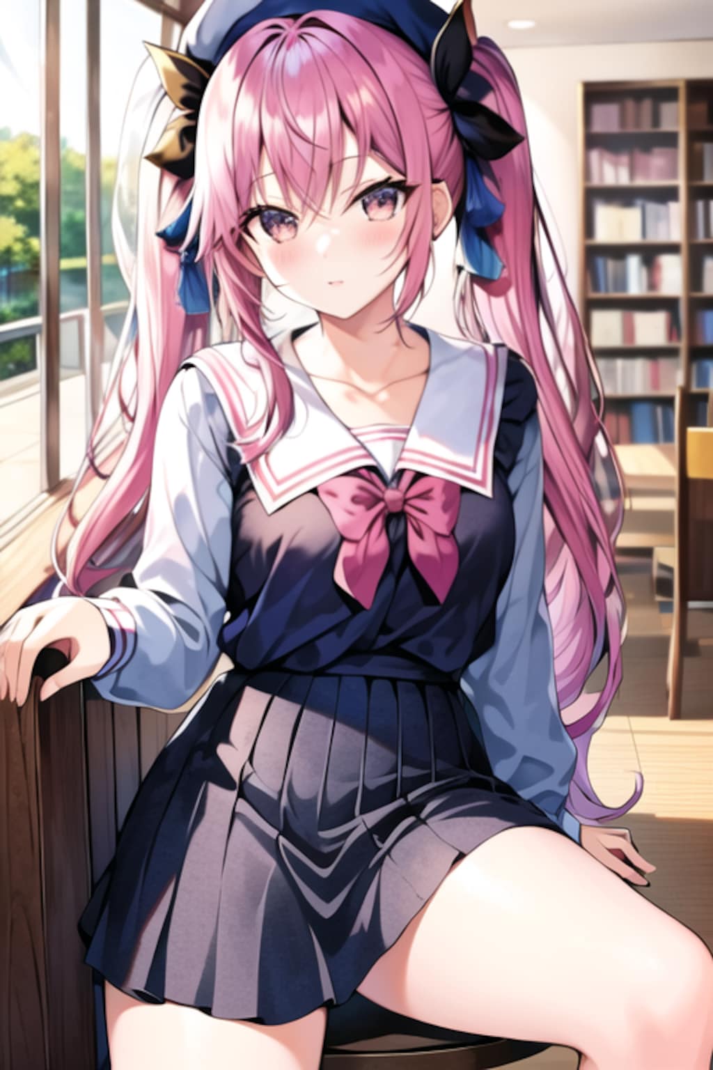 図書室なんて誰も来ないよ？