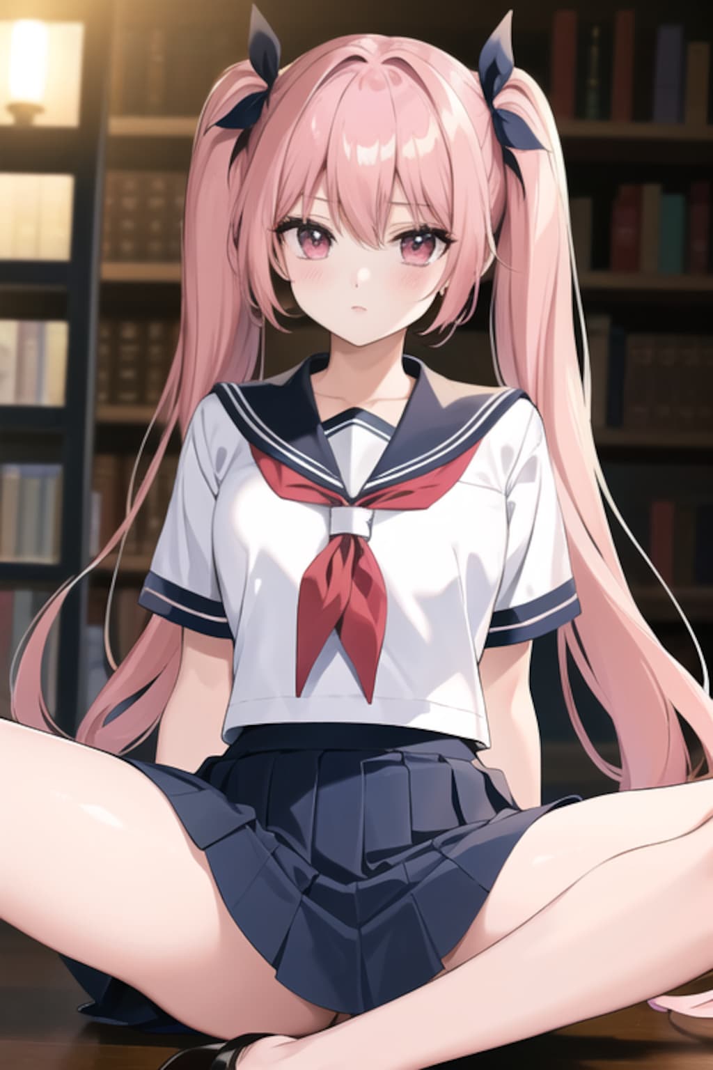 図書室なんて誰も来ないよ？