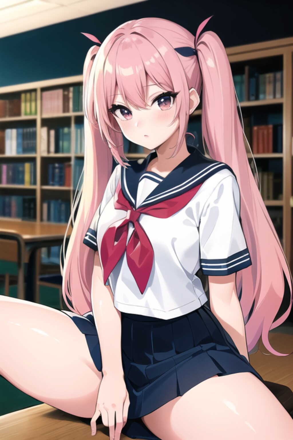 図書室なんて誰も来ないよ？